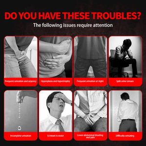 Qiyangbian nam sức khỏe thạch cao tinh khiết TCM chiết xuất Navel ứng dụng thuận tiện 6 bản vá lỗi hộp - Product Image 2