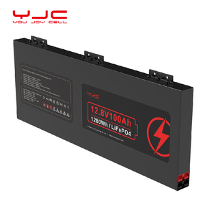 Yjc siêu mỏng nhẹ 2,000 chu kỳ <span class=keywords><strong>12V</strong></span> 100AH <span class=keywords><strong>LiFePO4</strong></span> Pin Lithium được xây dựng trong <span class=keywords><strong>BMS</strong></span> cho thuyền RV caranavs cắm trại - Product Image 2