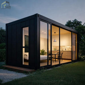 Cina Casas Prefabricadas Eco Friendly struttura in acciaio <span class=keywords><strong>Hotel</strong></span> contenitore case con cucina e soggiorno - Product Image 1