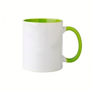 Design Minimalist Aesthetic Large Vintage Turquoise Color Double Wall Custom <b>Mug</b> Ceramic for Drink - Product Image 3