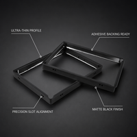 Cadre en profilé aluminium pour téléviseur intelligent personnalisé avec fentes pour capteur IR, coins de sécurité R, sans écran LCD inclus, OEM