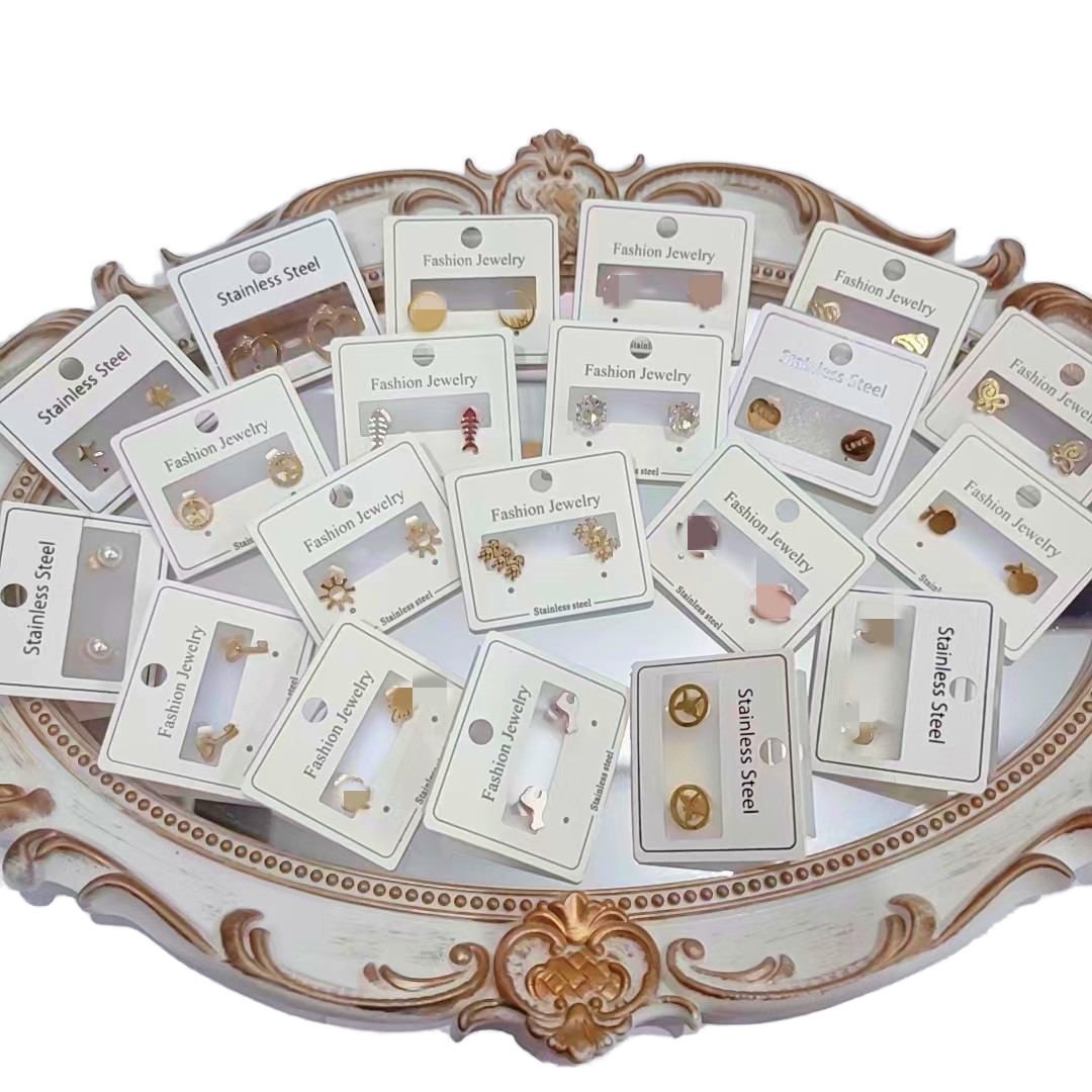 Wholesale Fashion Wholesale Jewelry Dozen Multi-Color Silver-Tone