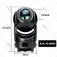 FEIYUEYUE - Luz Láser Móvil para Exteriores IP65 de 120 W, DMX512, Resistente al Agua, para Discotecas, Bares, Eventos y Espectáculos