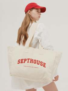 Sac fourre-tout en toile surdimensionné de couleur personnalisée sac de week-end sac d'épicerie géant cadeau avec large poignée en sangle - Product Image 5