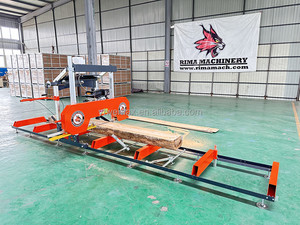 <span class=keywords><strong>Scierie</strong></span> à bande horizontale mobile avec plage d'épaisseur de 2 à 178 mm, moteur à essence, certifiée CE, remorque pour utilisation agricole, coupe de bois - Product Image 4