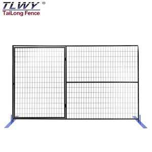 Nhiệm Vụ Nặng Nề <span class=keywords><strong>PVC</strong></span> Tùy Chỉnh Màu Sắc Ngoài Trời Dây Hàn Hàng Rào Tạm Thời Bảng Điều Chỉnh 8X12 Canada Hàng Rào Tạm Thời Tấm - Product Image 5