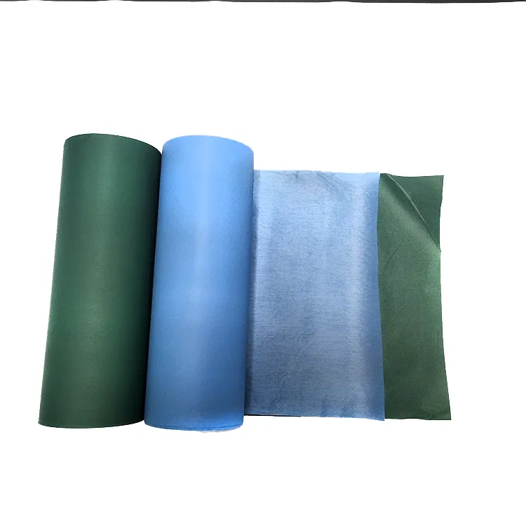 โรงงานขายตรง Viscose ร้อนละลายลามิเนต Pe ฟิล์มผ้าไม่ทอสำหรับอุปกรณ์สิ่งทอทางการแพทย์