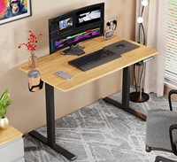 Cadre de bureau électrique moderne convertible, réglable en hauteur, en acier inoxydable, pour bureau à domicile et mobilier de chambre