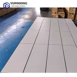 Villa Verre trempé <span class=keywords><strong>2</strong></span> <span class=keywords><strong>voitures</strong></span> 16x10 Aluminium Double 8x7 Chêne blanc Luxe pleine vue commerciale Double <span class=keywords><strong>porte</strong></span> de <span class=keywords><strong>garage</strong></span> aérienne - Product Image 3