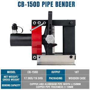 Copper Bar <b>Bending</b> <b>Machine</b> Separation Portable Hydraulic <b>Bending</b> <b>Machine</b> Iron Plate Aluminum Bar Pipe Bender Tools - Product Image 2