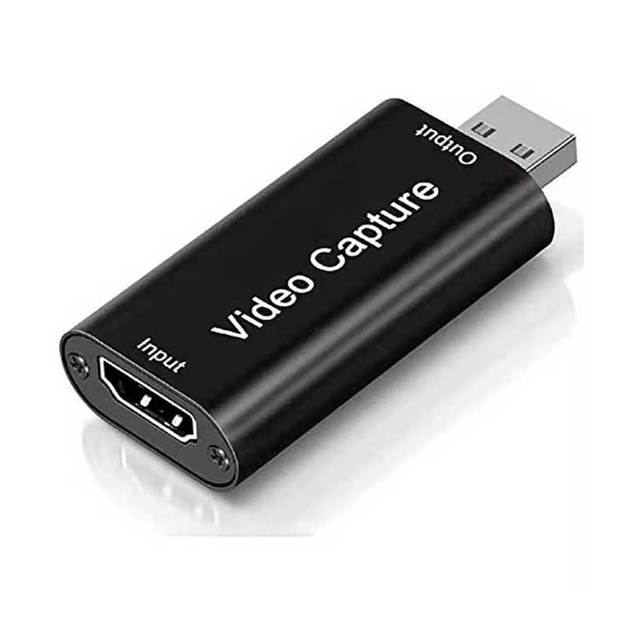 Cantell USB 2.0 1080p Video Capture Card HDTV Plug Live Streaming Game Recording PS4 HD Camera Android Xbox OBS SDI DC/AC Power