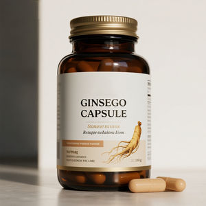 Cápsulas de <span class=keywords><strong>Ginseng</strong></span> Vermelho Panax Extra Forte OEM Suplemento Herbal Vitalidade e Suporte Imunológico Energia Foco Extrato de Raiz para Adultos - Product Image 4