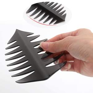 Lot d'accessoires de barbier en gros : Peigne <span class=keywords><strong>afro</strong></span>, brosses double face, peigne à queue pour coiffure texturée et peigne pour cheveux mouillés ou coiffés à l'huile - Product Image 4