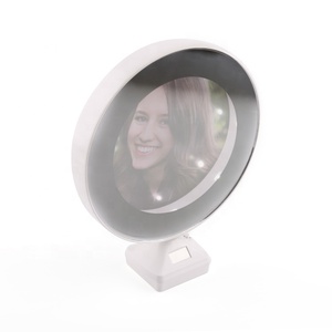 Hiện đại 3D Vòng LED Backlit ABS ảnh khung ảnh cá nhân trang trí máy tính để bàn với chủ đề hoa cho văn phòng nhà sử dụng - Product Image 1