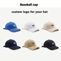 Casquette de baseball en coton souple à 6 panneaux avec logo brodé et imprimé personnalisé OEM, vente en gros d'usine, casquette de papa unisexe pour adulte, chapeau de sport
