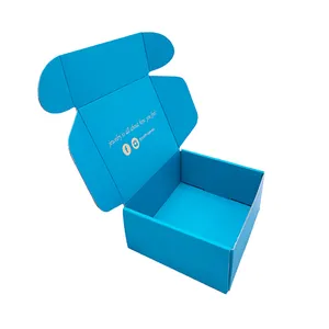 도매 하이 퀄리티 홀로그램 사용자 정의 종이 상자 포장 화장품 상자 블랙 3 층 골판지 우편물 상자 골판지 보드