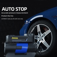 Compresseur d'air de pneu automatique Compresseur de voiture automatique Pompe 12V CC Mini pneu de voiture Compresseur d'air de pompe à air portable électrique
