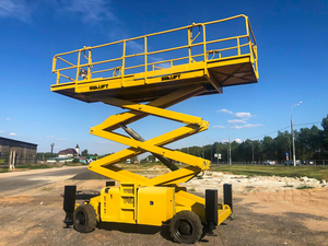 Gunting mobil elektrik, Aerial hidrolik, platform tinggi 6m, gunting angkat elektrik 8m 12m, pengangkat siser manual - Product Image 4