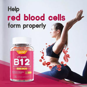 Etiqueta privada 10000mcg Vitamina B12 Gomitas Vitamina C <span class=keywords><strong>D3</strong></span> Vitaminas bajas en azúcar para adultos Aumentar el metabolismo Sistema nervioso Inmune - Product Image 3