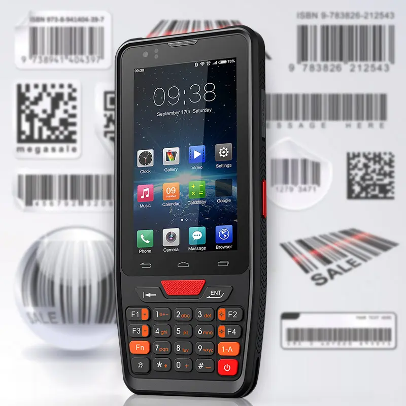 Magazzino portatile Smartphone Android robusto industriale NFC wifi pda palmare 2d Scanner di codici a barre terminale dati Mobile 4G