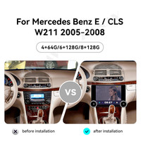 Écran radio de voiture Android 14 ZWNAV 11,5 pouces pour Mercedes Benz E/CLS W211 2005-2008, CarPlay sans fil, autoradio 4G
