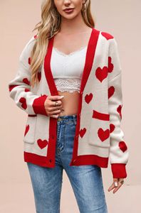Chaqueta <span class=keywords><strong>de</strong></span> invierno para <span class=keywords><strong>mujer</strong></span>, cárdigan <span class=keywords><strong>de</strong></span> <span class=keywords><strong>punto</strong></span> <span class=keywords><strong>de</strong></span> melocotón, bolsillo con cuello en V, estilo informal para <span class=keywords><strong>Amazon</strong></span>, Día <span class=keywords><strong>de</strong></span> San Valentín - Product Image 5