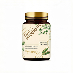 Cápsulas Probióticas Diarias, Prebióticos Totalmente Naturales y Enzimas Digestivas, Suplemento Dietético para el Bienestar Digestivo Diario - Product Image 1