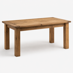 Mesa de Comedor Rectangular Moderna de Madera de Teca Sólida, Estilo Escandinavo, Ecológica, para Hogar, Apartamento, Hotel, Escuela, Muebles para Comedor - Product Image 2