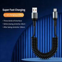 Câble de données USB Micro-USB de 1,5 m, vente en gros, charge ultra-rapide 100W 5A, gaine en PVC, conducteur en cuivre étamé, pour téléphone portable et écouteurs