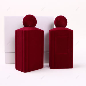 Flaconi Vuoti per Profumo in Vetro Effetto Velluto Rosso da 30ml 50ml 100ml per Produzione di Profumi di Fabbrica - Product Image 4