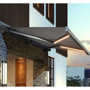 Toldo retráctil personalizado para exteriores, toldo plegable eléctrico para techo deslizante, marco de aleación de aluminio, toldos retráctiles de Material metálico - Product Image 4