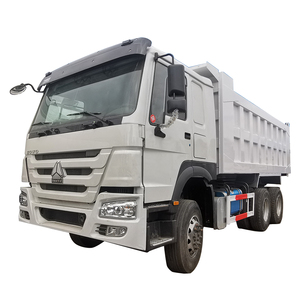 Truk Sino Truck Howo 6x4 10 Roda 20 30 40 Ton 371 375 380 Tenaga Kuda Tugas Berat 25m3 Truk Pengangkut Pasir Kubik Harga Pabrik - Product Image 3