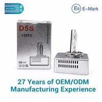 Ampoule de phare au xénon HID D5S 35W avec ballast, homologuée E-mark, service OEM, haute qualité, base métallique, éclairage automobile D1S D3S D5S D8S