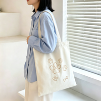 Sac de rangement zippé en toile imprimé personnalisé motif dessin animé, réutilisable, résistant à la poussière, pour voyage, emballage cadeau, chapeaux, montres, usage quotidien