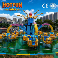 Manège Octopus Spectaculaire de 40 Places avec Bras Rotatifs pour Parc d'Attractions et Carnaval