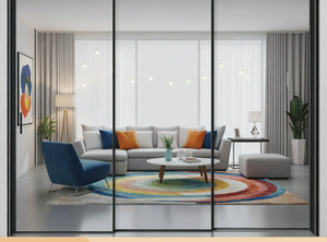 Puerta corredera y ventana con aislamiento térmico extremadamente estrechas para edificios de oficinas, que ahorran energía y admiten personalización - Product Image 4