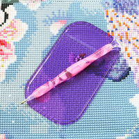 Rutschfeste Matte Klebrige Silikon-Gelmatte Mehrfarbiges Rechteckiges DIY Diamantmalerei-Werkzeug Zubehör-Set Auto Magische Anti-Rutsch-Matte