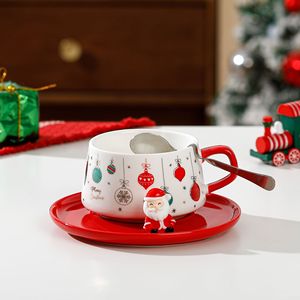 Tasse en céramique personnalisée à impression amusante vente en gros tasse à thé classique de 250ml <span class=keywords><strong>pas</strong></span> <span class=keywords><strong>cher</strong></span> tasse à café cadeau de Noël - Product Image 4