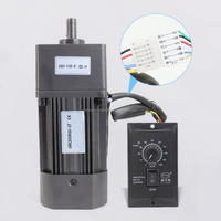 220V 200W 2.7-450RPM 6RK200GU-CF Moteurs à engrenages à induction Moteur à vitesse variable Moteur à engrenages à courant alternatif avec contrôleur de vitesse US-52