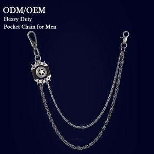 Odm/oem אודם כבד מותאם אישית שרשרת ארנק עבור גברים פאנק רוק אביזרים היפ הופ - Product Image 2