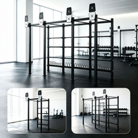 HYROX Rack – Équipement de Gym Commercial Multifonctionnel pour Entraînement de Force et Fitness – Rack d'Entraînement Complet pour la Compétition