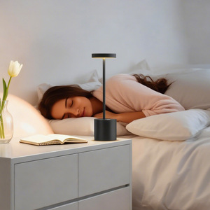 Touch Control Desk Lamp 15x15x40cm LED Battery Powered <b>Night</b> <b>Light</b> For Bedroom Study Room Decoration - Product Image 1