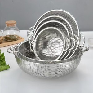 2025 Hot Selling 304 Stainless Steel Kitchen <b>Sink</b> Colander Strainer Drain <b>Storage</b> Basket Dishwasher Safe Oven Safe Eco-Friendly - Product Image 1