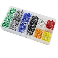Kit de bornes à sertir multi-spécifiques 380V en laiton ignifuge pour la gestion des batteries automobiles et des faisceaux de commande