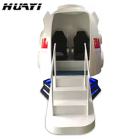 Simulateur de vol pour deux personnes, Chaise de sport d'intérieur, Réalité virtuelle, Cabine sans pesée type vaisseau spatial Shenzhou, pour Parc à thème et Centre commercial