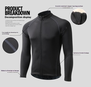 Conjunto de Ciclismo Térmico de Invierno Unisex, Jersey y Pantalones de Ciclismo Transpirables de Forro Polar, Traje de Ciclismo para Carretera y Montaña - Product Image 2