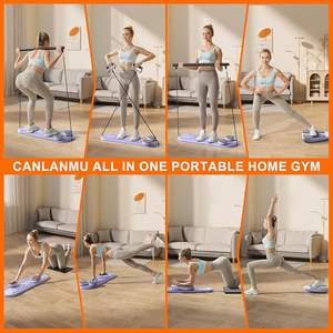 Thiết bị đào tạo mới cho ngực tập thể dục cánh tay uốn cong Push-Up Board lõi bụng đa chức năng Pilates Board - Product Image 4