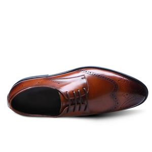 Zapatos de Cuero Formales y Elegantes para Hombre, Estilo Casual de Negocios, Personalizados de Alta Gama - Product Image 4
