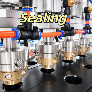 Machine de remplissage et de scellage linéaire industrielle pour capsules de café vides <span class=keywords><strong>Nespresso</strong></span>, avec purge à l'azote et détection sans coupelle - Product Image 4