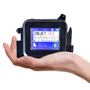 DMX 12.7mm taşınabilir küçük mürekkep püskürtmeli yazıcı baskılar tarihleri toplu numaraları ve logolar için plastik bardak manuel mürekkep püskürtmeli yazıcı - Product Image 1